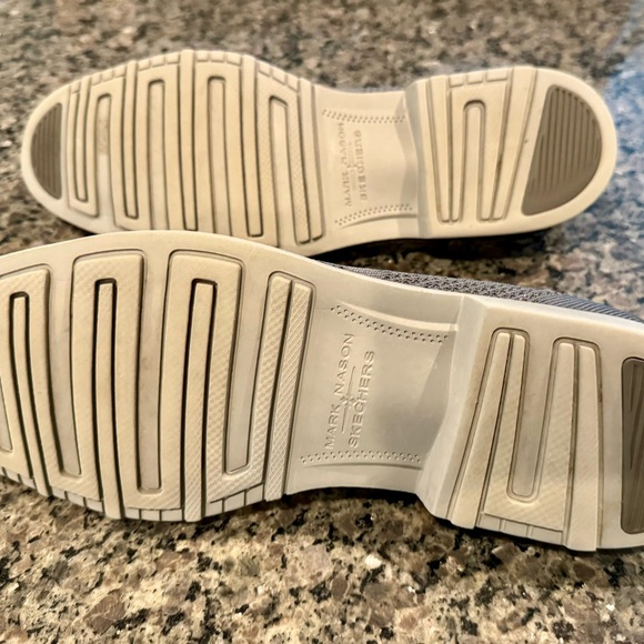 Skechers Mark Nason Dress Knit Chet Slip Ons Gray Mens Size 12M - Picture 4 of 8